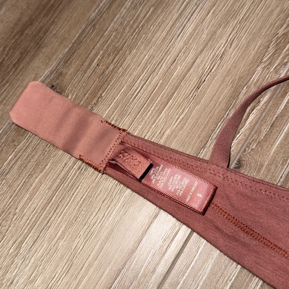 NWOT Skims rose clay cotton jersey triangle bralette - Picture 5 of 5